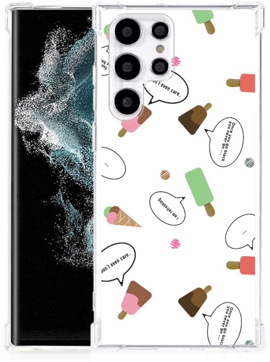 Samsung Galaxy S22 Ultra Beschermhoes IJsjes