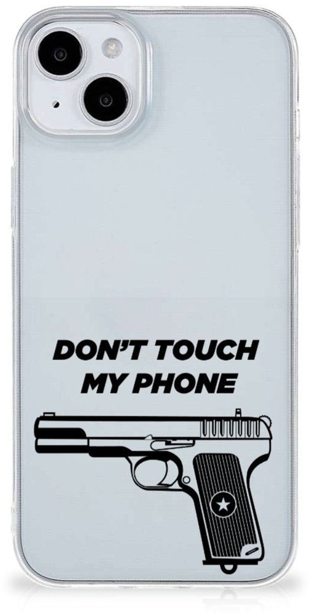 iPhone 15 Silicone-hoesje Pistol DTMP