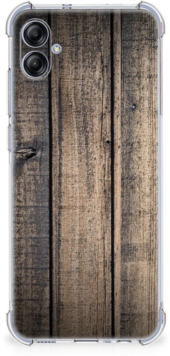 Samsung Galaxy A04e Stevig Telefoonhoesje Steigerhout