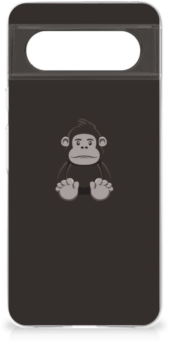 Google Pixel 8 Telefoonhoesje met Naam Gorilla