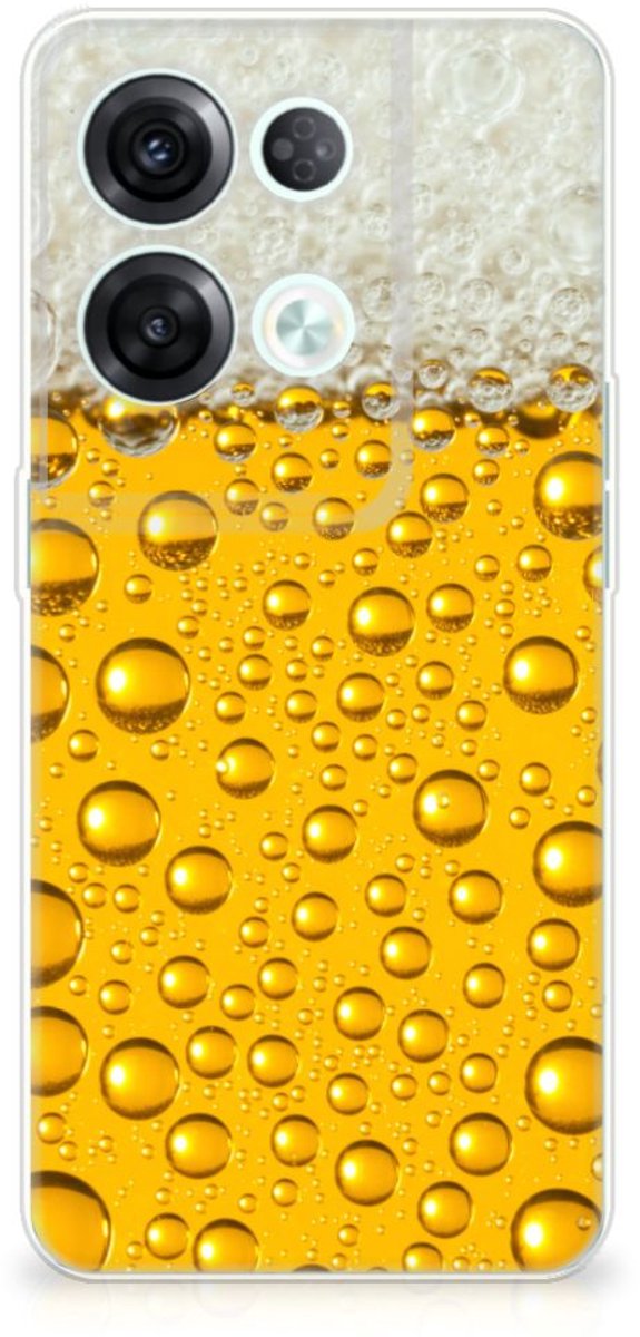 OPPO Reno8 Pro Siliconen Case Bier