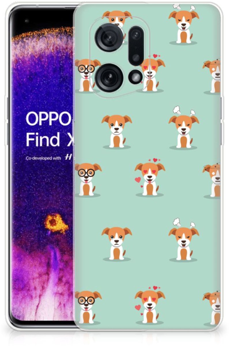 OPPO Find X5 TPU Hoesje Pups