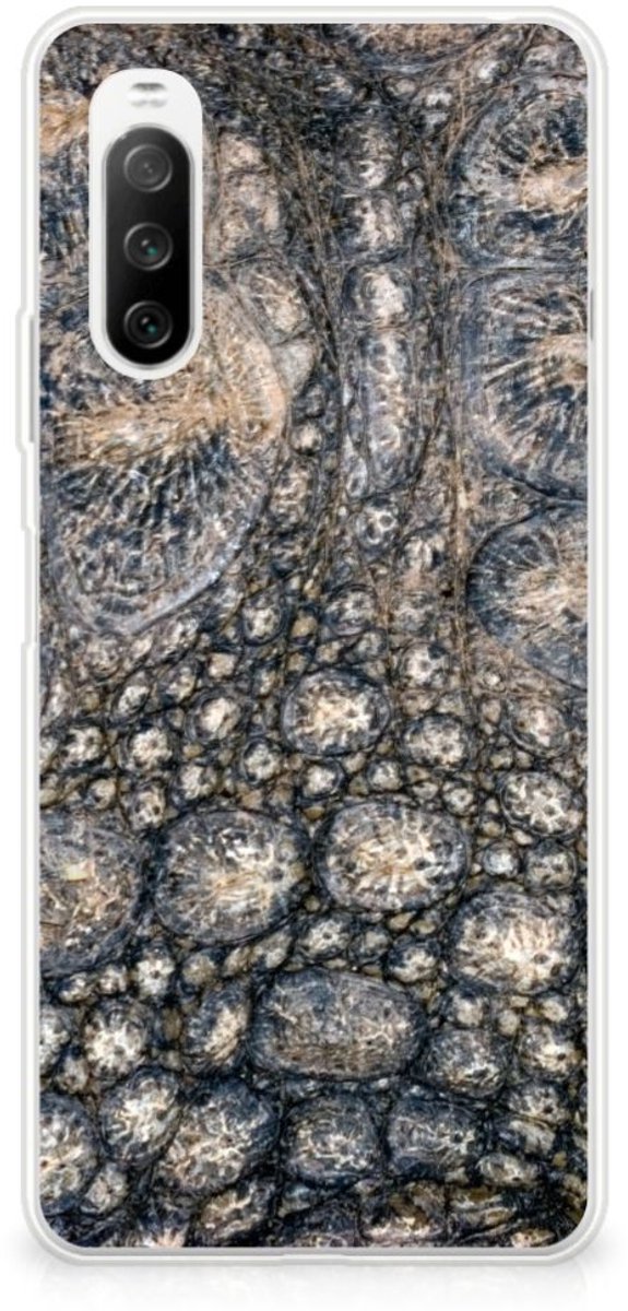 Sony Xperia 10 III TPU Hoesje Krokodillenprint