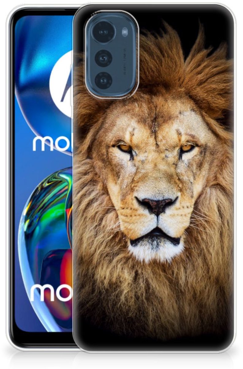 Motorola Moto E32/E32s TPU Hoesje Leeuw