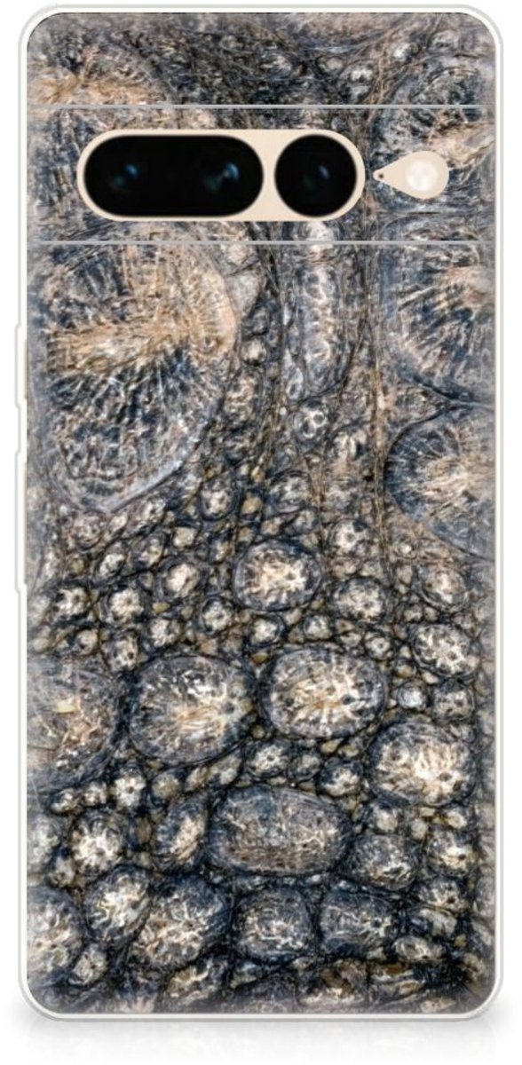 Google Pixel 7 Pro TPU Hoesje Krokodillenprint