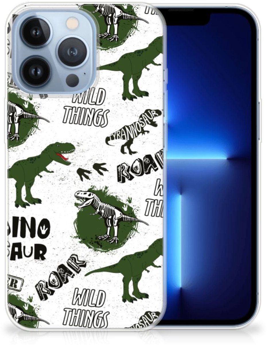TPU Hoesje voor Apple iPhone 13 Pro Dinosaurus