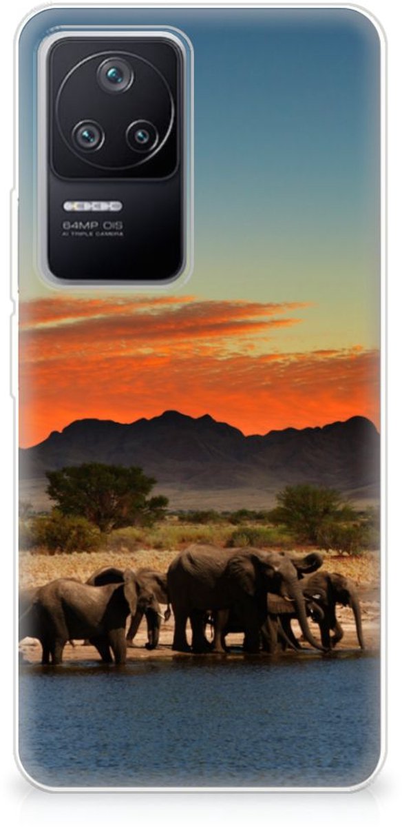 Xiaomi Poco F4 TPU Hoesje Olifanten