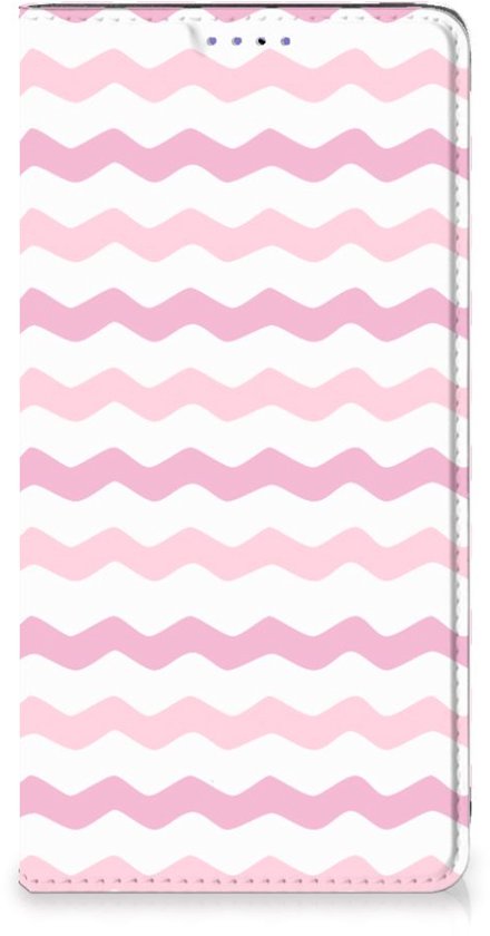 Coque Samsung Galaxy A51 avec Magnet Waves Rose