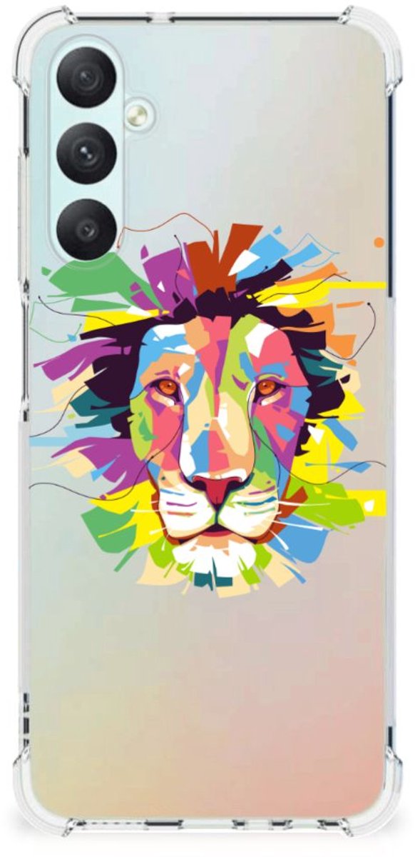 Samsung Galaxy A05s Stevig Bumper Hoesje Lion Color