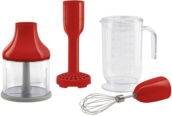 SMEG HBAC11RD - Set d'accessoires pour mixeur plongeant - Rouge