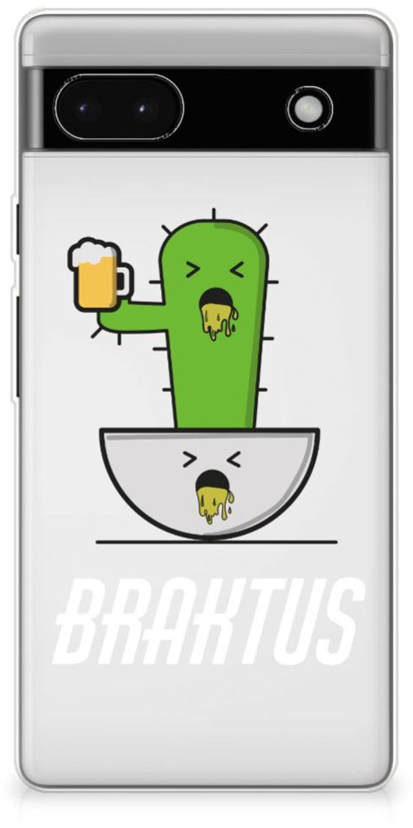 Google Pixel 6A Telefoonhoesje met Naam Braktus