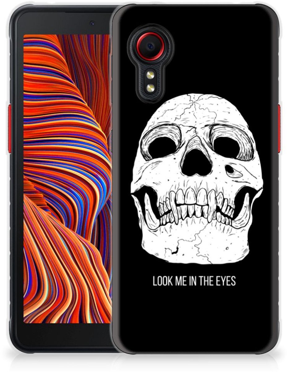 Silicone Back Case Samsung Galaxy Xcover 5 Skull Eyes