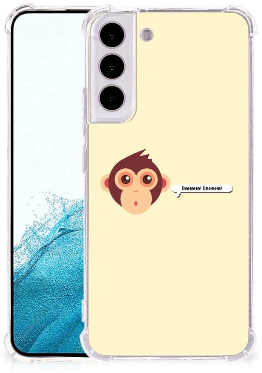 Samsung Galaxy S22 Plus Stevig Bumper Hoesje Monkey