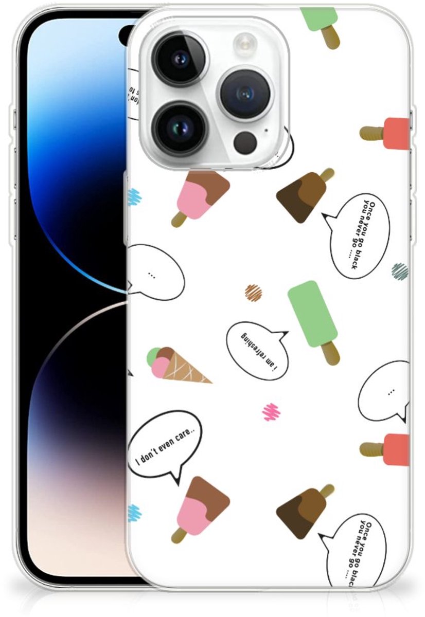 iPhone 14 Pro Max Siliconen Case IJsjes