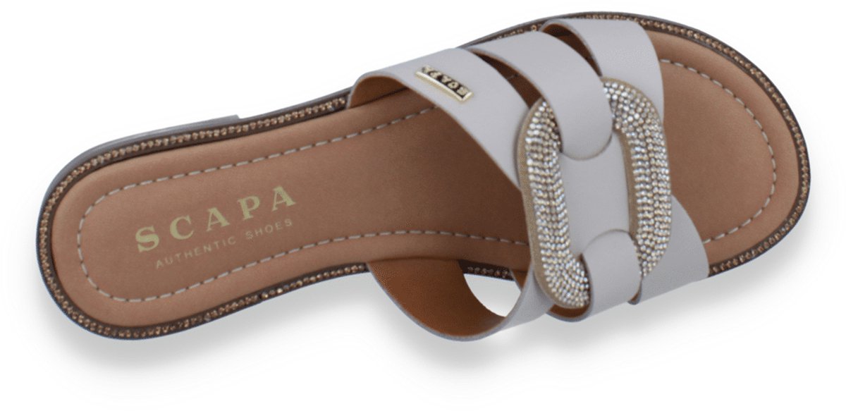 Scapa Dames Slipper | Beige | Maat: 36