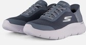 Skechers Slip-ins Go Walk Instappers blauw Textiel - Dames - Maat 38