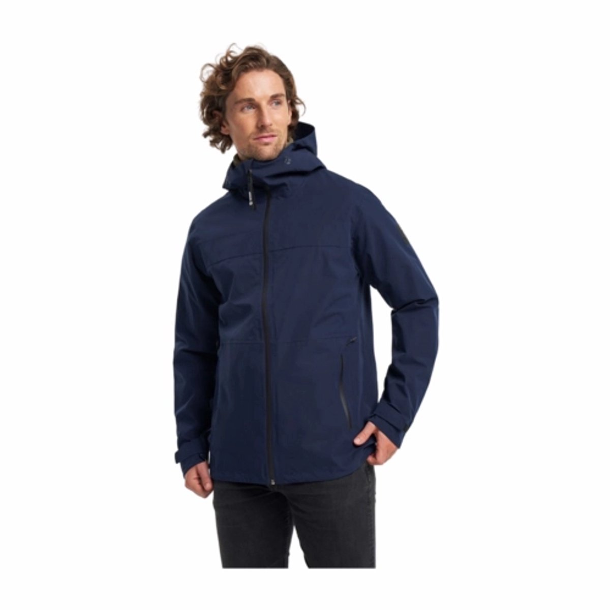 Regenjas Tenson Men Dew Point Shell Blazer Blauw