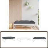 vidaXL - Opbergbankje bruin - Poly rattan en acaciahout - 100x50x52 cm