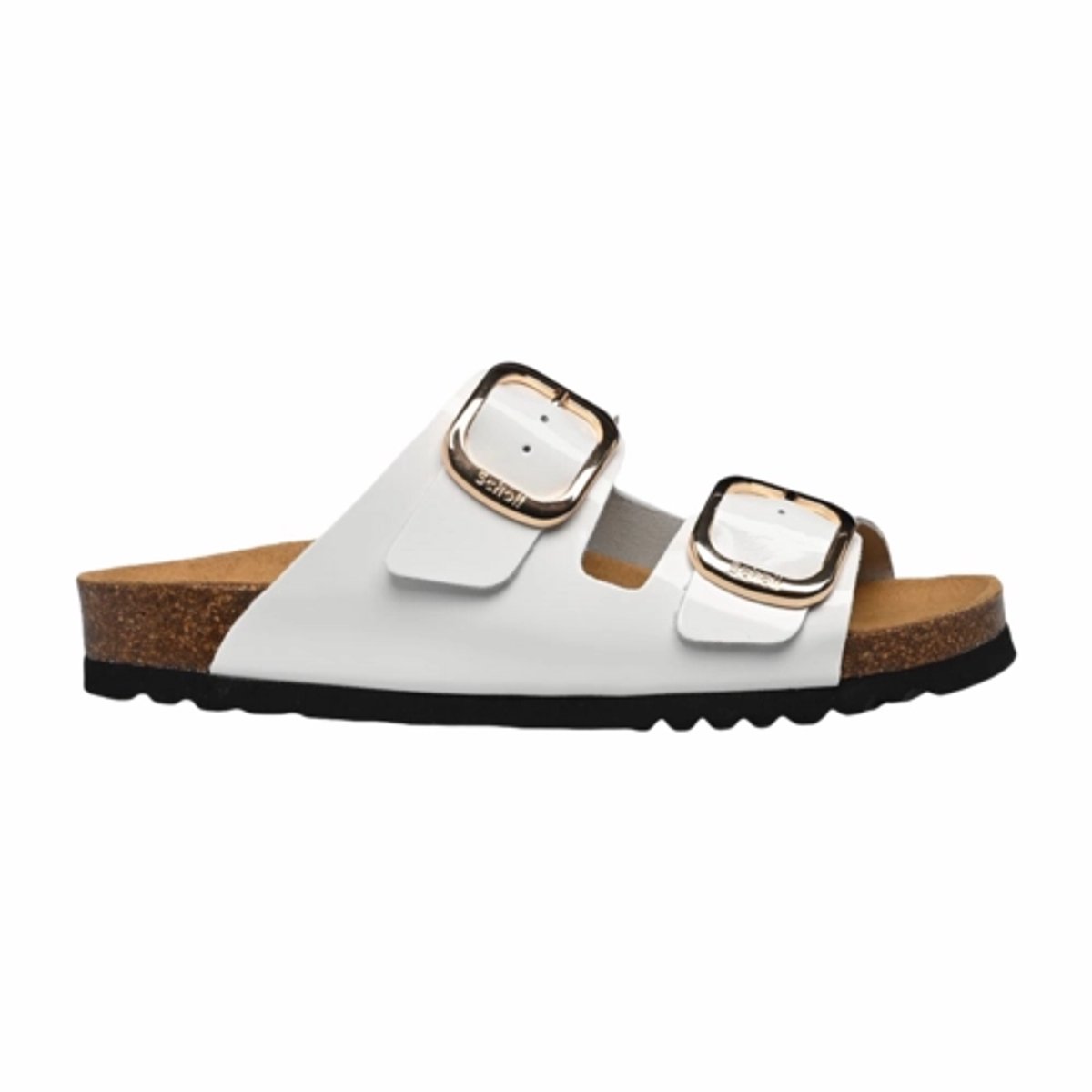 Scholl Slipper Women Noelle Patent Leather White