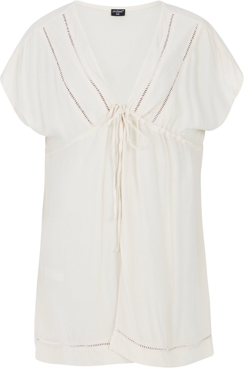 Protest PRTChez – Tuniek Dames – V hals – Korte mouwen Kitoffwhite