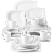 Seltmann Weiden Zoé fine diamond Uni 12-piece table service