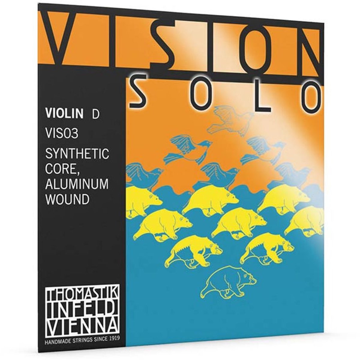 Thomastik Infeld VIS-03 violin string D-3 4/4, synthetic core, aluminum wound