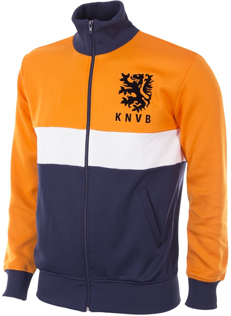 COPA Football - Nederland 1983 - Retro Voetbalvest - Heren - M - Oranje - Blauw