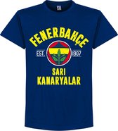 Fenerbahce Established T-Shirt - Navy Blauw - S