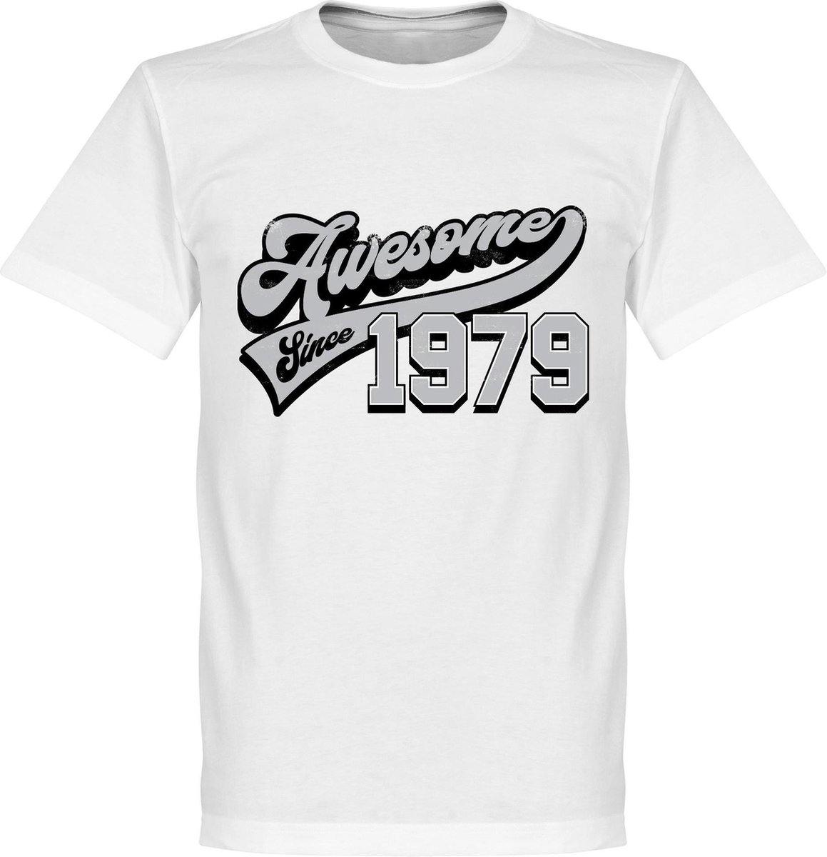 Awesome Since 1979 T-Shirt - Wit - S