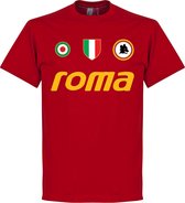 AS Roma Team T-Shirt - Rood - XL