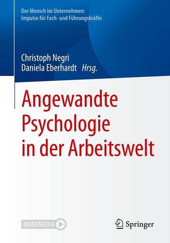 Psychology (German Language) - Angewandte Psychologie in der ... - cover