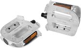 Ergotec Pedaal EP-Cargo set 9/16 105x100mm alu zilver
