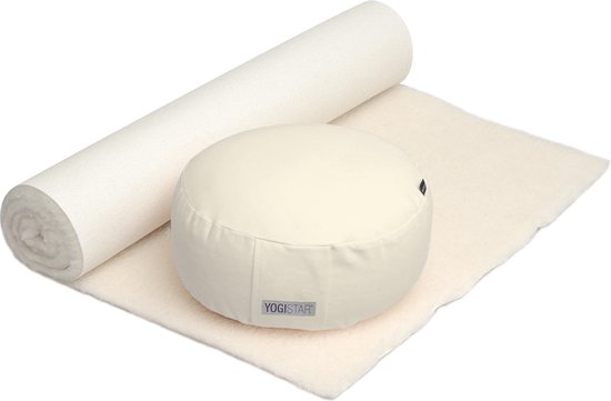 Yoga-Set Comfort Edition - Meditation natur 75 x 200 cm nature Tapis de fitness YOGISTAR