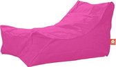 Whoober loungestoel zitzak Bali outdoor fuchsia - Wasbaar - Voor binnen en buiten