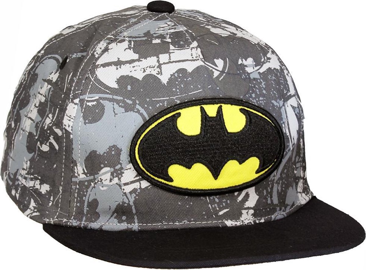 Batman All Over Print Snapback Cap Pet Kids - Officiële Merchandise