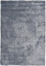 Ikado  Hoogpolig tapijt blauw/zilver luxe 20 mm  120 x 170 cm