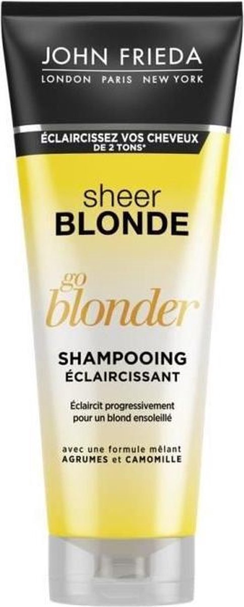 JOHN FRIEDA Blonde Go Blonder Pure Lightening Shampoo - 250 ml