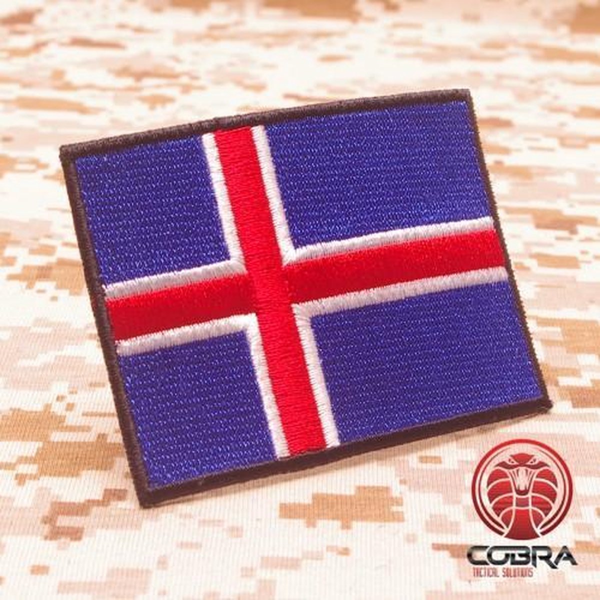 Patch Drapeau Islande - Patch à Coudre/à Repasser - Flag Nation