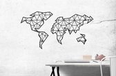Wereldkaart Metaal - Travel