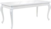 Eettafel 179x89x81 cm hoogglans wit