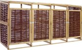 Containerberging viervoudig grenenhout en riet