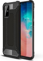 Fonu Hybrid Armor Case hoesje Samsung S20 Ultra Zwart