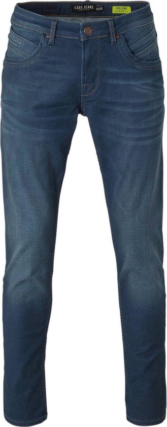 Cars Jeans - Jeans pour hommes - Stretch - Coupe régulière - Longueur 34 - Henlow - Bleu pâle