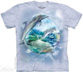 T-shirt Dolphin Bubble S