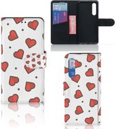 Flip Housse Étui Xiaomi Mi 9 SE Coque Cœurs Cadeaux Saint Valentin