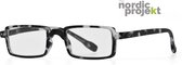 Nordic projekt NPAQ Filipstad leesbril +1.50 - Zwart / Wit gevlekt