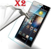 1 + 1 Gratis Huawei P6 glazen Screenprotector Tempered Glass (0.3mm) - Ntech