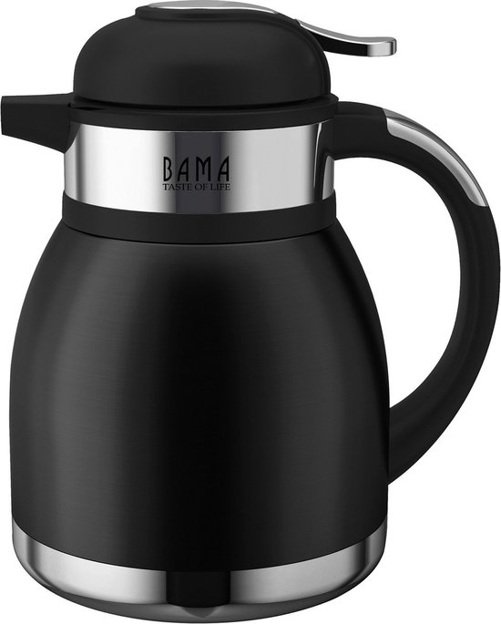 "Thermos: Tahiti 1,2L Black (glanzend zwart)"