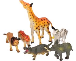 Wilde dieren van plastic 6 stuks | bol.com
