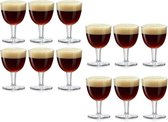 12x Abdij/Abbey bierglazen speciaalbier 410 ml - 12-delig - bierglazen voor speciaalbier/bokbier/lentebier